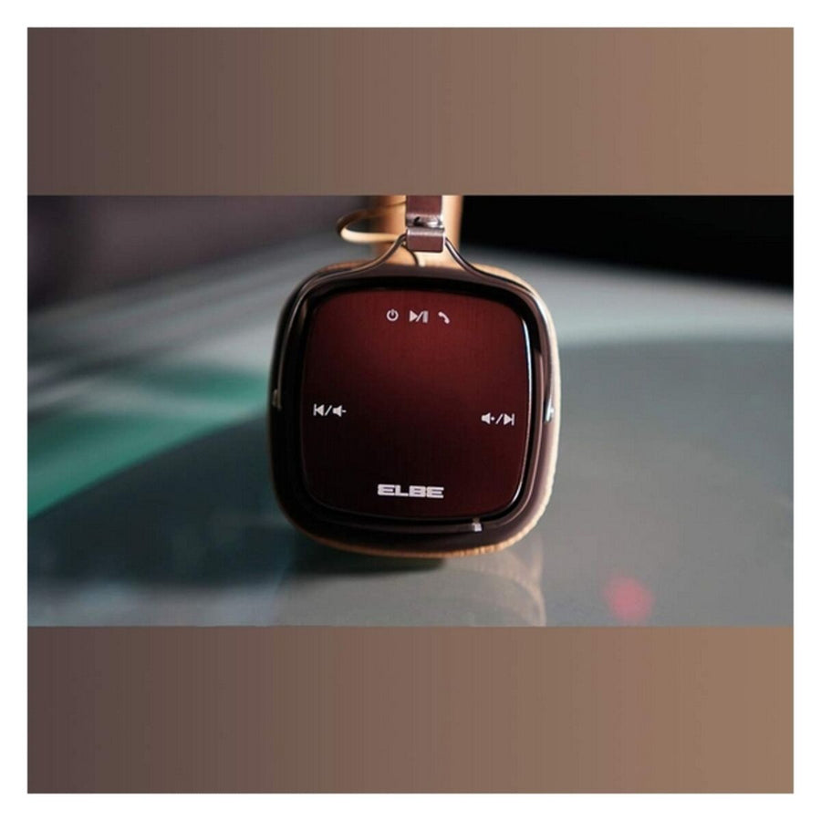 Écouteurs Bluetooth ELBE ABT-001K 40 mm Crème