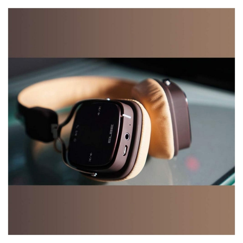 Écouteurs Bluetooth ELBE ABT-001K 40 mm Crème