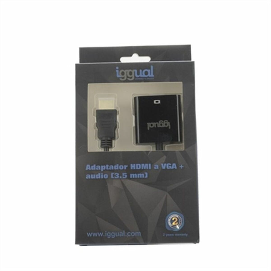 Câble HDMI iggual IGG317303 WUXGA Noir