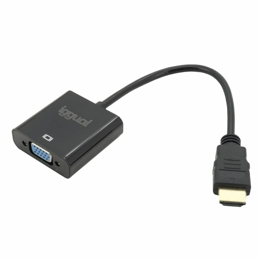 Câble HDMI iggual IGG317303 WUXGA Noir