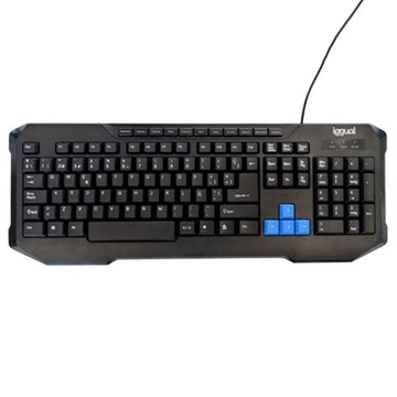 Clavier iggual CK-4BLUE-116T Noir