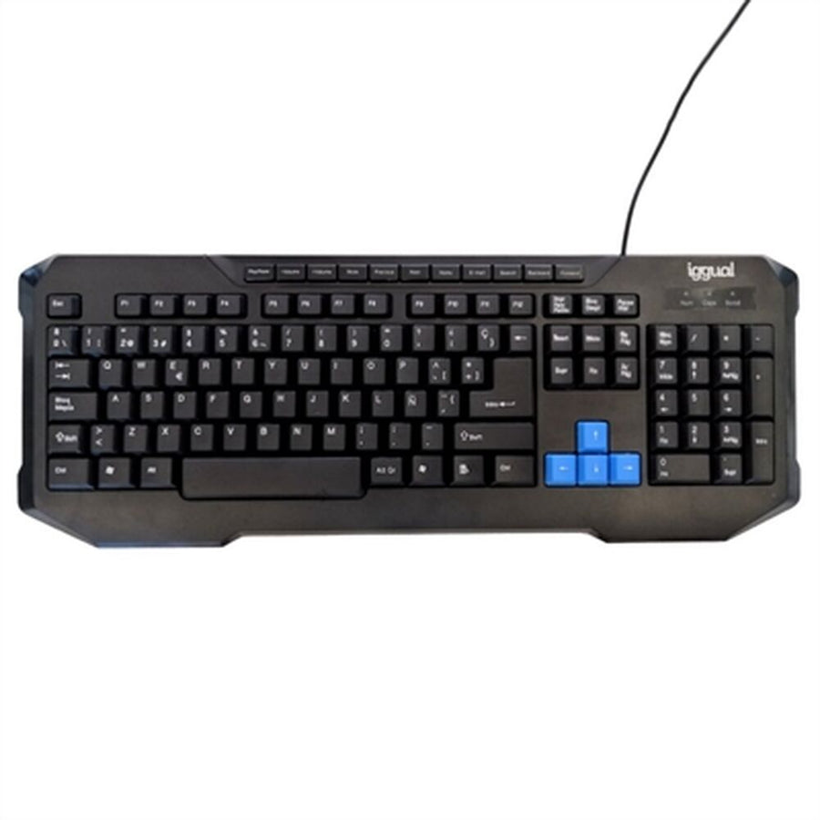 Clavier iggual CK-4BLUE-116T Noir
