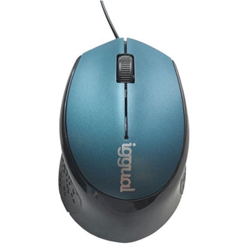 Souris iggual COM-ERGONOMIC-R 800 dpi Bleu