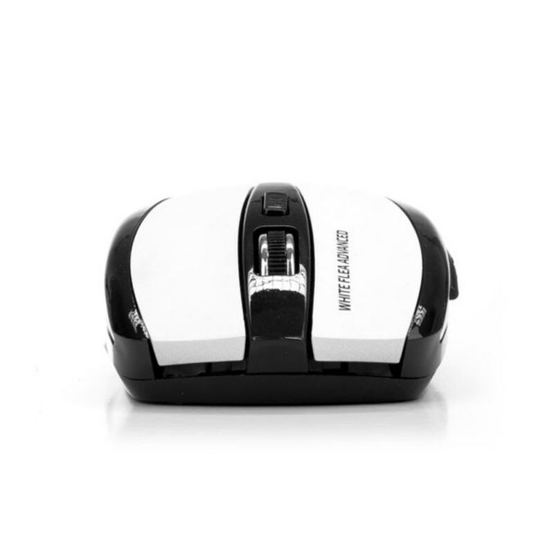 Souris Optique Sans Fil NGS White Flea Advanced 800/1600 dpi Blanc/Noir