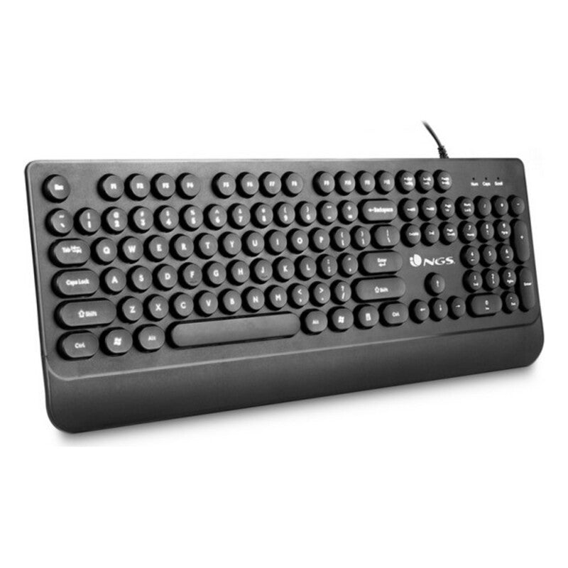 Clavier 104 Touches NGS Dot USB Noir