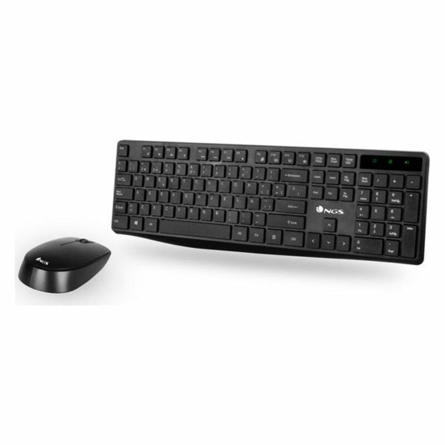 Clavier et souris sans fil NGS Allure 1200 dpi 2.4 GHz