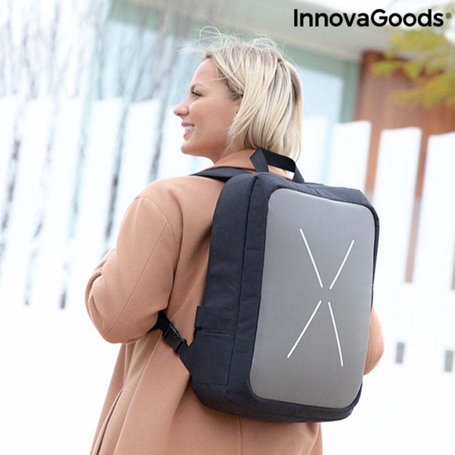Sac à dos-valise antivol 2 en 1 InnovaGoods Brifty (Reconditionné A)