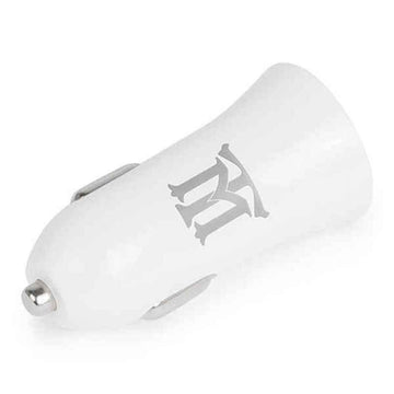 Chargeur USB pour Voiture Maillon Technologique MTCC1W24 2,4A 12W Blanc
