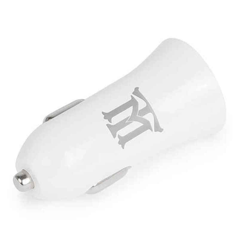 Chargeur USB pour Voiture Maillon Technologique MTCC1W24 2,4A 12W Blanc