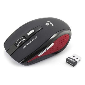Souris Optique Sans Fil NGS Flea Advanced 800/1600 dpi Noir Rouge