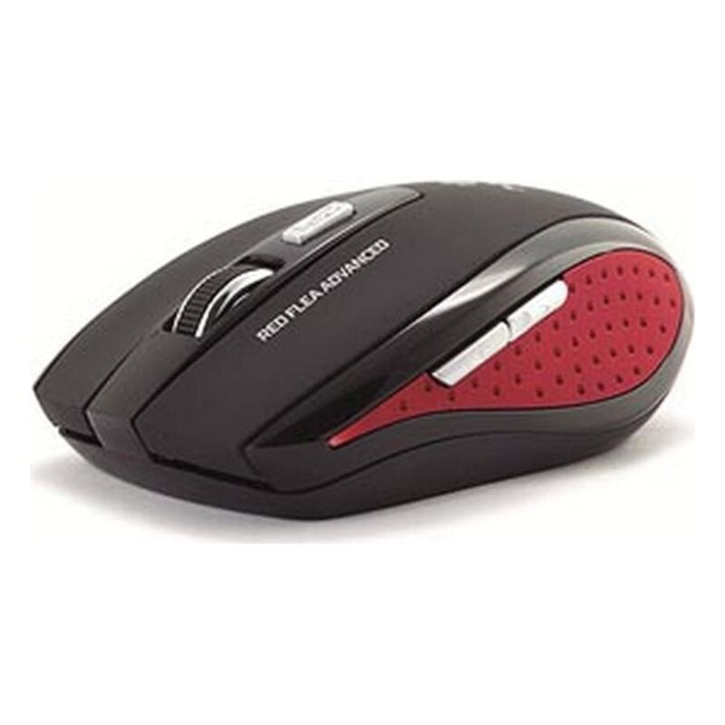 Souris Optique Sans Fil NGS Flea Advanced 800/1600 dpi Noir Rouge