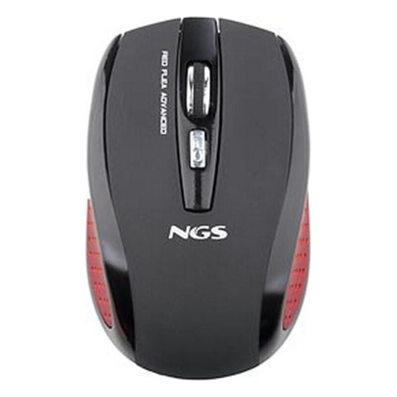 Souris Optique Sans Fil NGS Flea Advanced 800/1600 dpi Noir Rouge