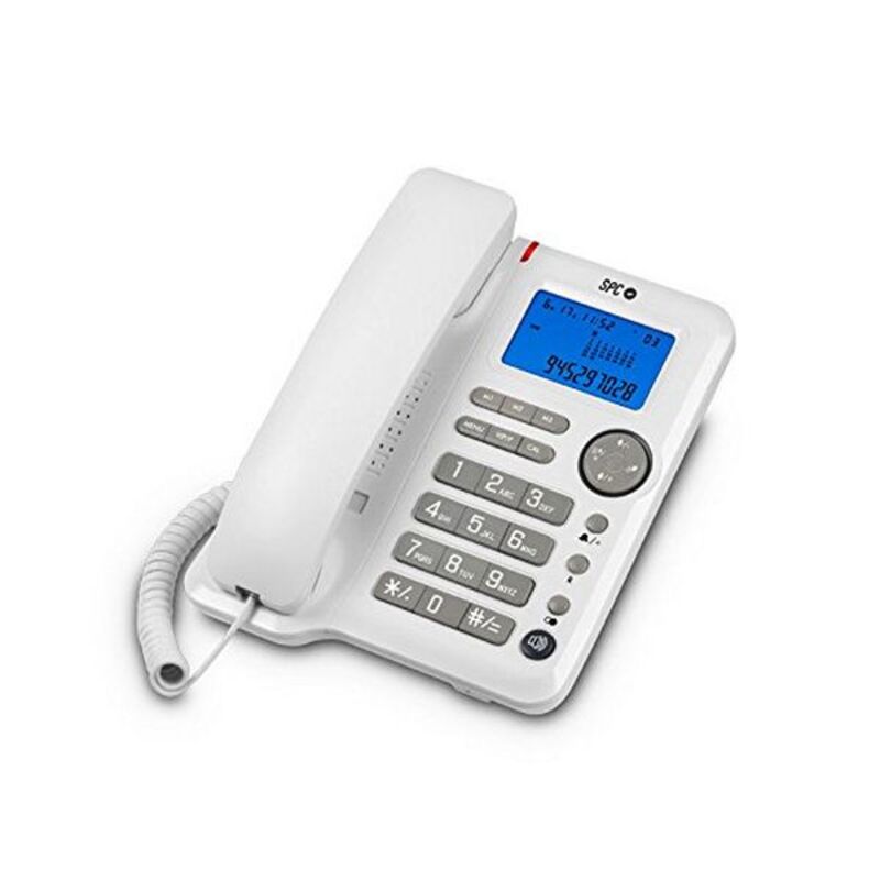 Téléphone fixe SPC 3608B LCD Blanc