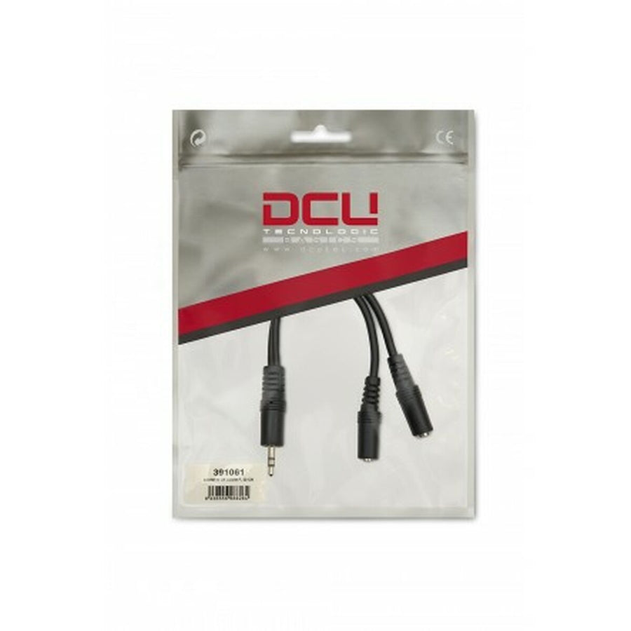 Câble Audio Jack (3,5 mm) vers 2 RCA DCU 391061 Noir