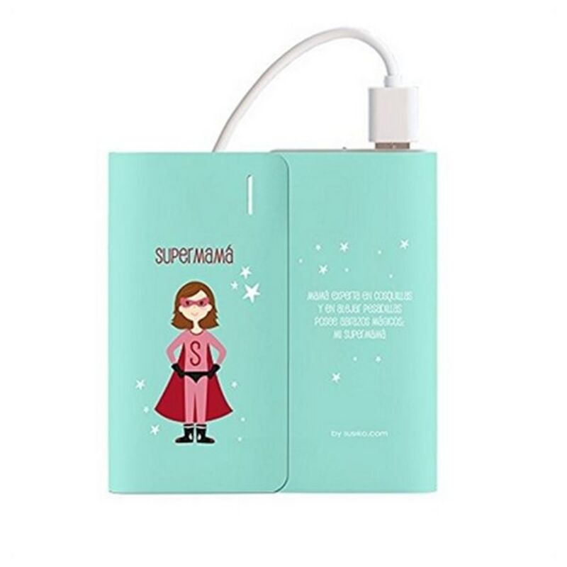 Power Bank Susiko AATBPT0170 4000 mAh Vert turquoise