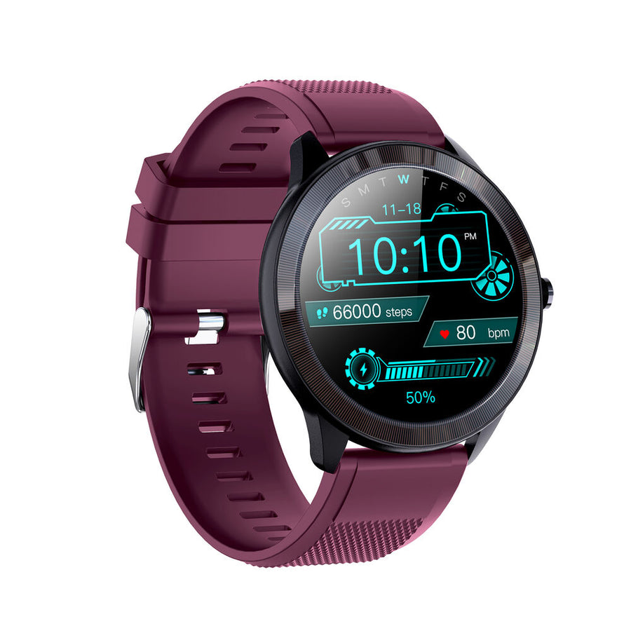 Montre intelligente LEOTEC Wave Pourpre IPS 200 mAh Bluetooth 5.0 1,28