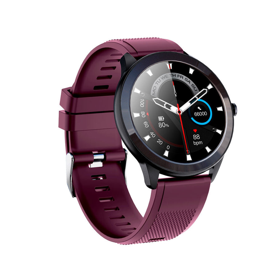 Montre intelligente LEOTEC Wave Pourpre IPS 200 mAh Bluetooth 5.0 1,28