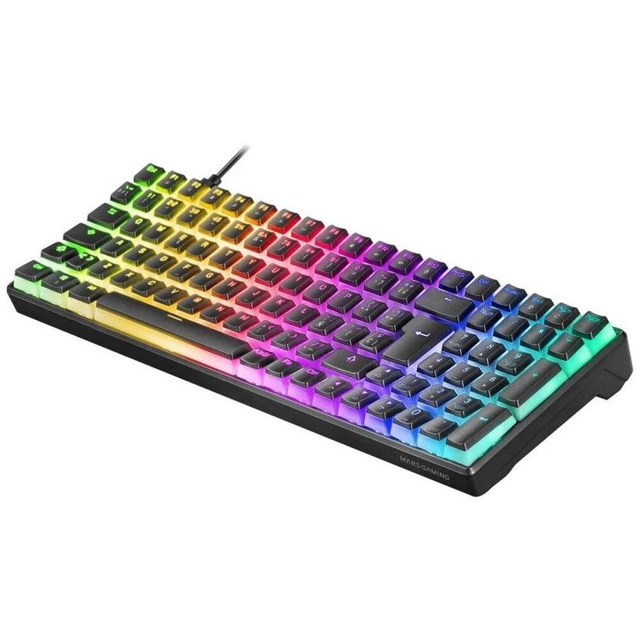 Clavier pour jeu Mars Gaming MKULTRA Noir LED RGB