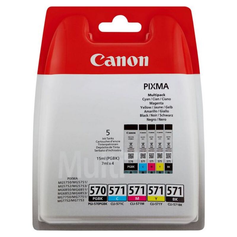 Cartouche d'encre originale Canon CLI-571 Multipack