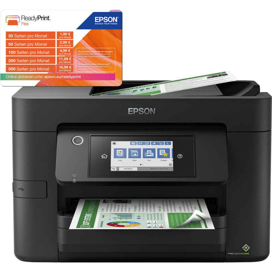 Imprimante Multifonction Epson WF-4825DWF Noir 4800 x 1200 DPI (Reconditionné A)