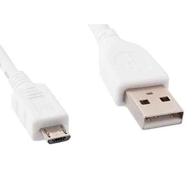 Câble USB 2.0 A vers Micro USB B GEMBIRD CCP-MUSB2-AMBM-W-1 Blanc