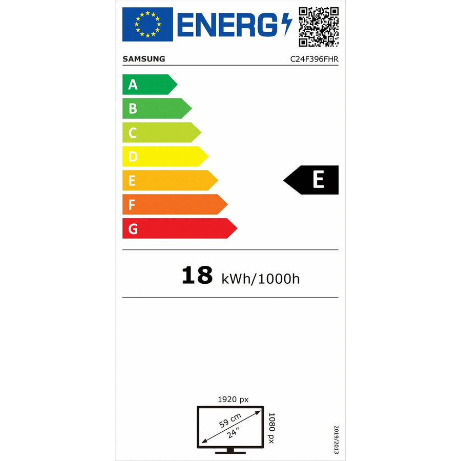 Écran Samsung C24F396FHR FHD Courbe 60 Hz 24