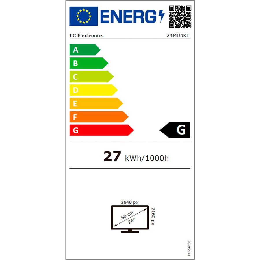 Écran LG 24MD4KL-B Ultra HD 4K IPS 24