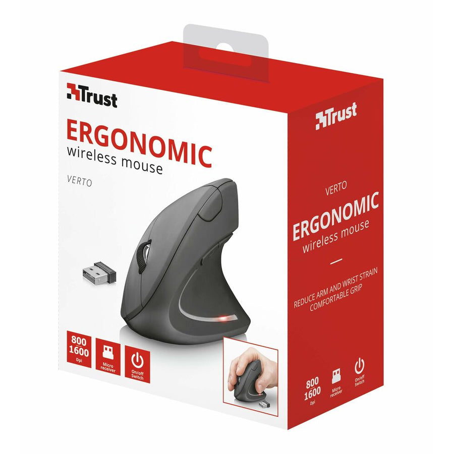 Souris sans-fil Trust Verto Ergonomique (Reconditionné A)