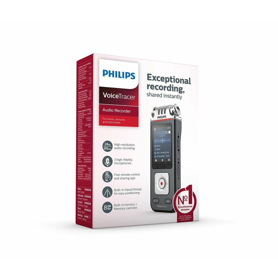 Enrégisteur Philips VoiceTracer (Reconditionné A+)