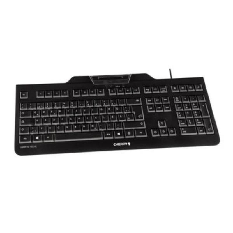 Clavier avec lecteur Cherry JK-A0100ES-2 Noir