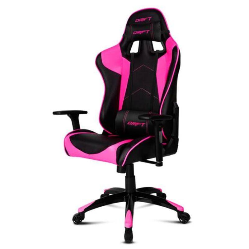 Chaise de jeu DRIFT DR300BW Noir Rose