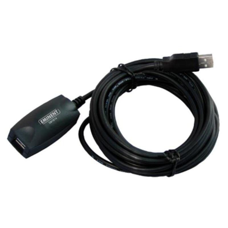 Câble de Rallonge Ewent EW1014 USB 2.0 5 m Noir