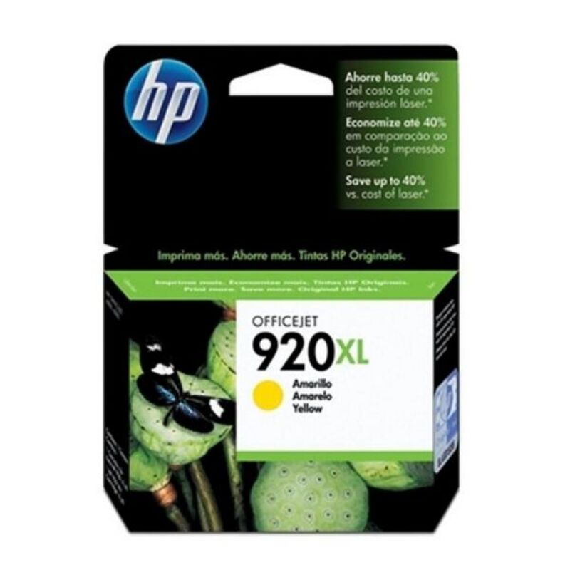 Cartouche d'encre originale Hewlett Packard 920XL (CD974AE BGY) Jaune