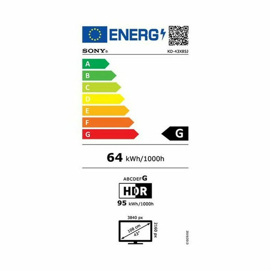 TV intelligente Sony KD43X85J 43
