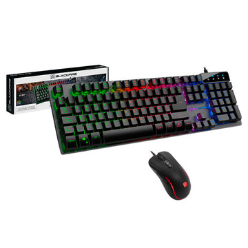 Clavier et Souris Gaming Blackfire BFX-250 LED Noir