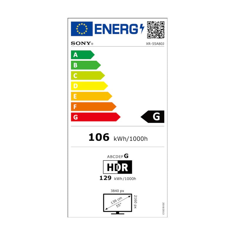 TV intelligente Sony XR55A80J 55